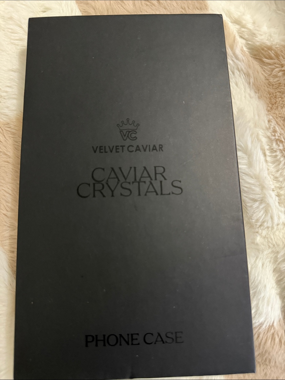 Velvet Caviar Black Caviar Crystals Phone Case Box